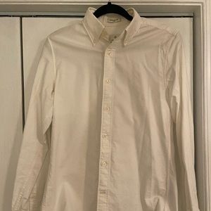 Gant white Perfect Fit Oxford Shirt. Small